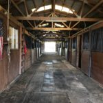View of our stables used for boarding guest horses.